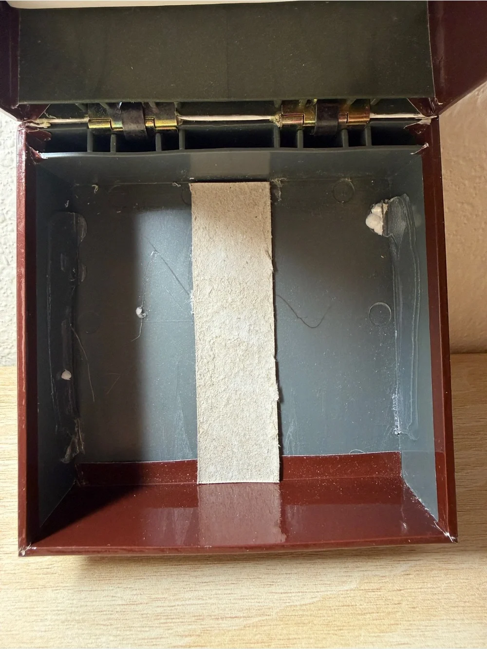 Coach Watches gift Box in Brown hinged display case